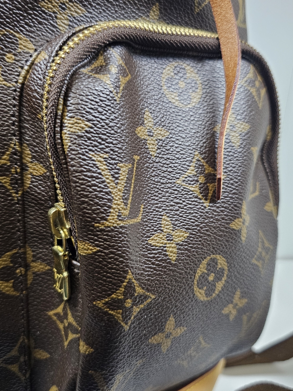 Louis Vuitton Monogram Bosphore Canvas Backpack in Brown and Tan - Picture 3 of 15
